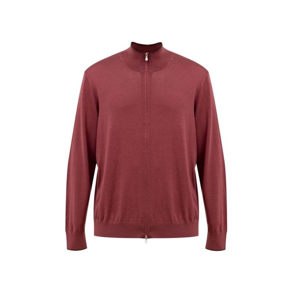 Gran Sasso Red Silk Men's T-Shirt